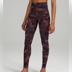 Lululemon Wunder Under High-Rise Tight 28" Size 14 - Camo NWT